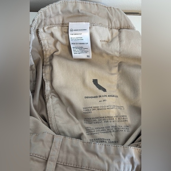 AG Adriano Goldschmied the wanderer slim short , sz 32 - Picture 9 of 10